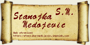Stanojka Medojević vizit kartica